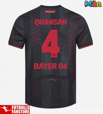 Bayer Leverkusen Jarell Quansah #4 Hemmatröja 2025-26 Kortärmad